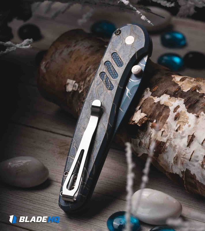 Pro-Tech Avalon MagnaCut Button Lock Knife Icefall (4.25" Ice Cerekote)